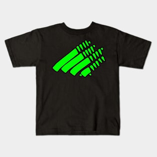 Diagonal Stripes Pattern Design Kids T-Shirt